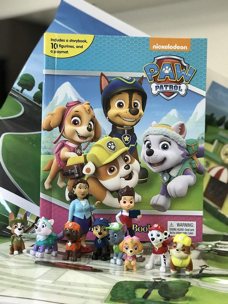 Paw Patrol Girls - My Busy Book -10 Figurines and a Playmat