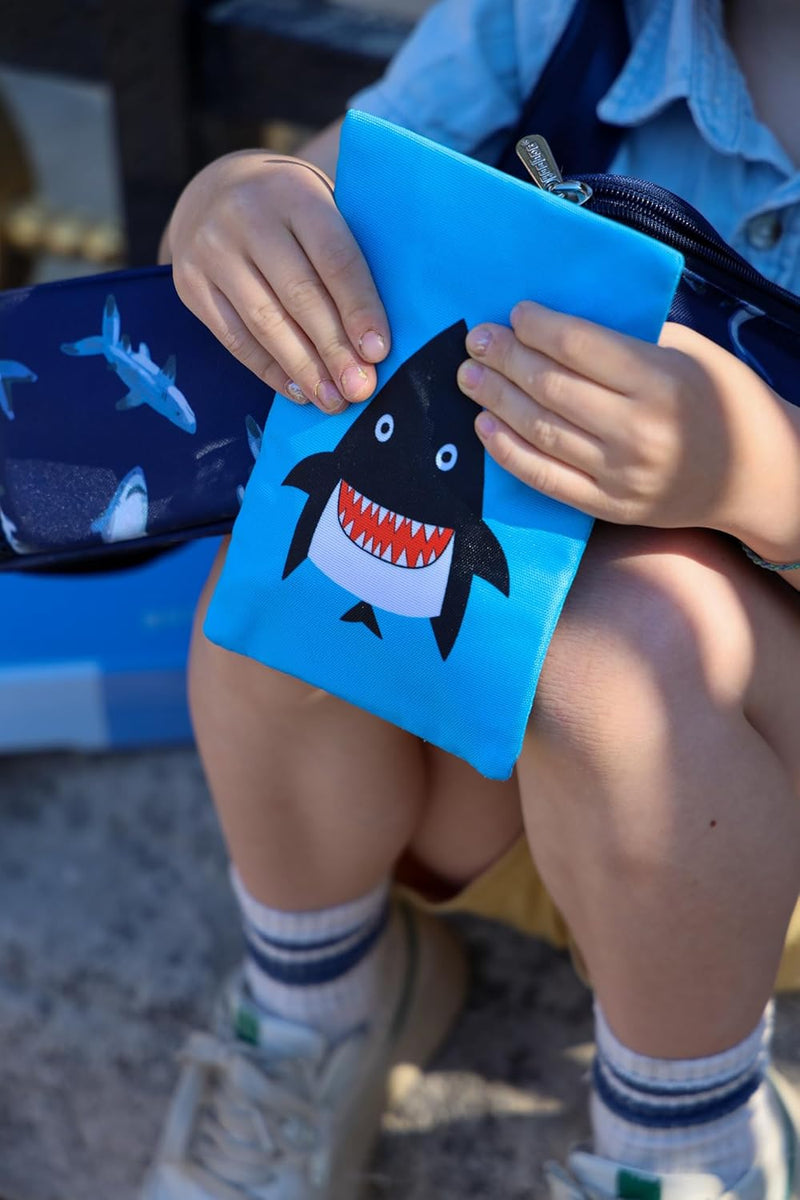 Yumbox Soft Gel Ice Packs with Insulated Fabric Sleeves –Monster & Shark- 2 Pack