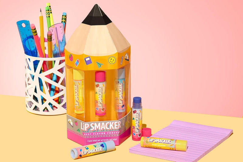 Lip Smacker, Back to School Collection, Pencil Box Lip Balm Trio