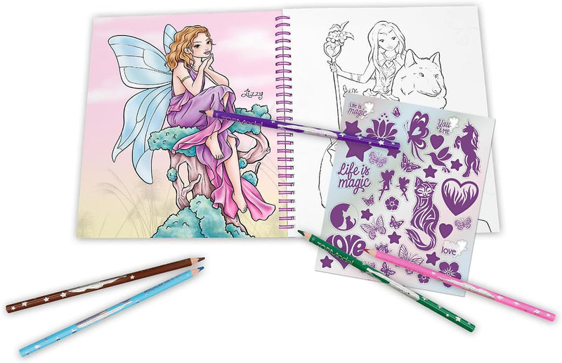 Topmodel Colouring Book Butterfly