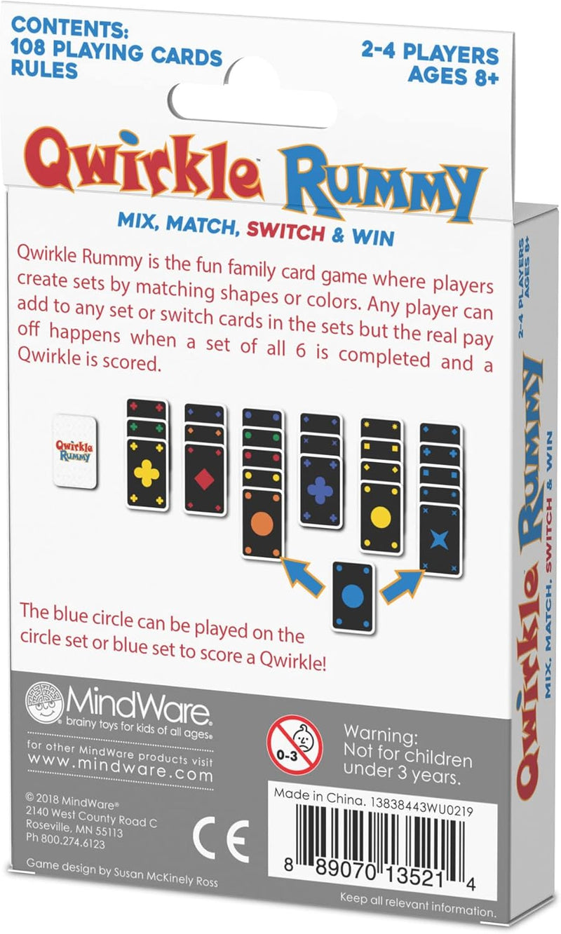 Mindware Games | Qwirkle Rummy RRP $17.99