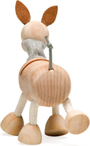 Anamalz Poseable Wood Figurine - Donkey