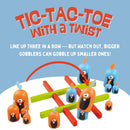 Blue Orange Games | Gobblet Gobblers - Plastic | Tic-Tac-Toe Strategy Game