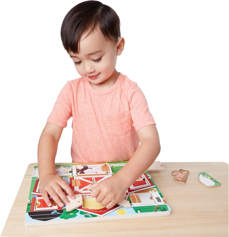 Melissa & Doug  - Magnetic Farm Hide & Seek