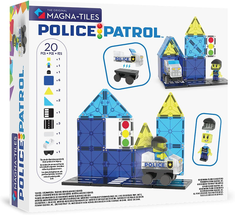 Magna -Tiles | Police Patrol 20-Piece Set