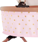 babi by Battat - Baby Doll Double Stroller Mini Gold Stars