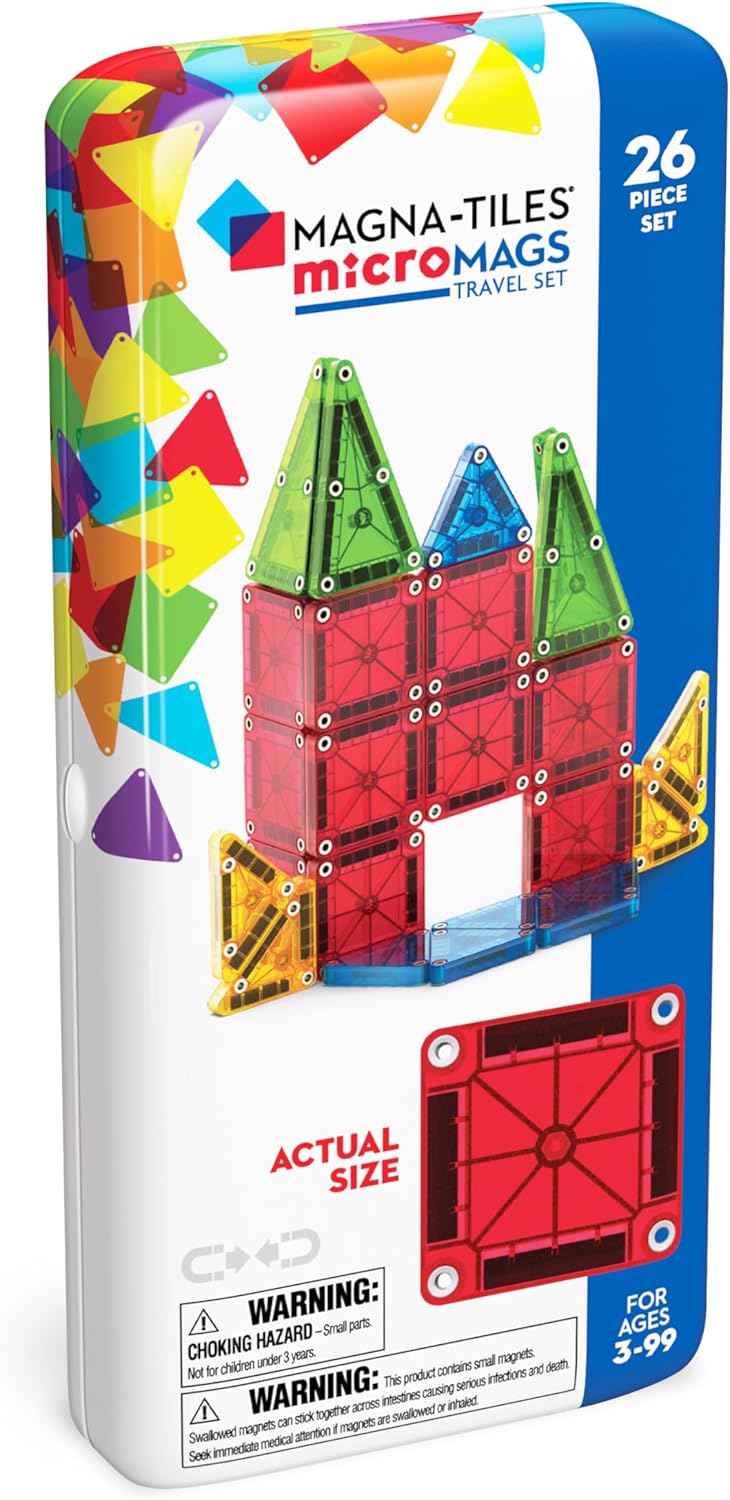 Magna-Tiles | microMAGS Travel Set - 26 Pieces