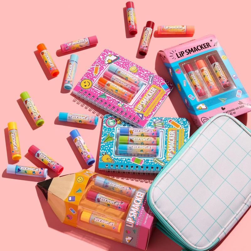 Lip Smacker, Back to School Collection Eraser Box Lip Balm Trio