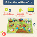 B. Wooden Puzzle - Farmer & Farm Animal