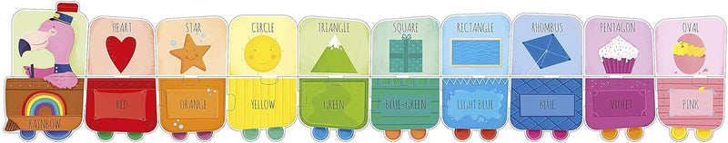 Sassi My First Shapes and Colours STEAM Puzzle & Book Set, 1 metre