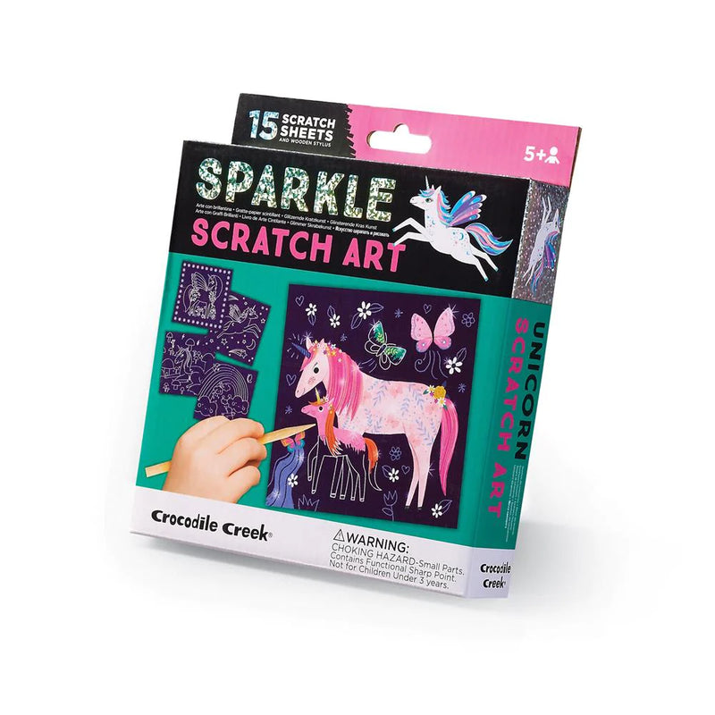 Crocodile Creek | Unicorn Sparkle Scratch Art