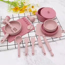 Pink Silicone Cookware Set