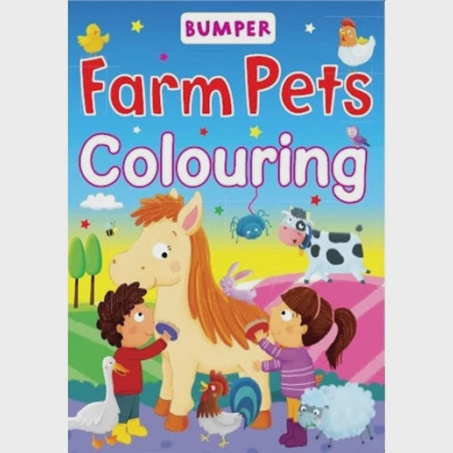Bumper Colouring Farm Pets