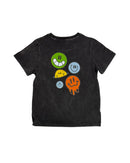 Band Of Boys | Black Wash Icon Smiley Tee