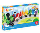 Hape | Poly M - Rainbow Counting Train Set