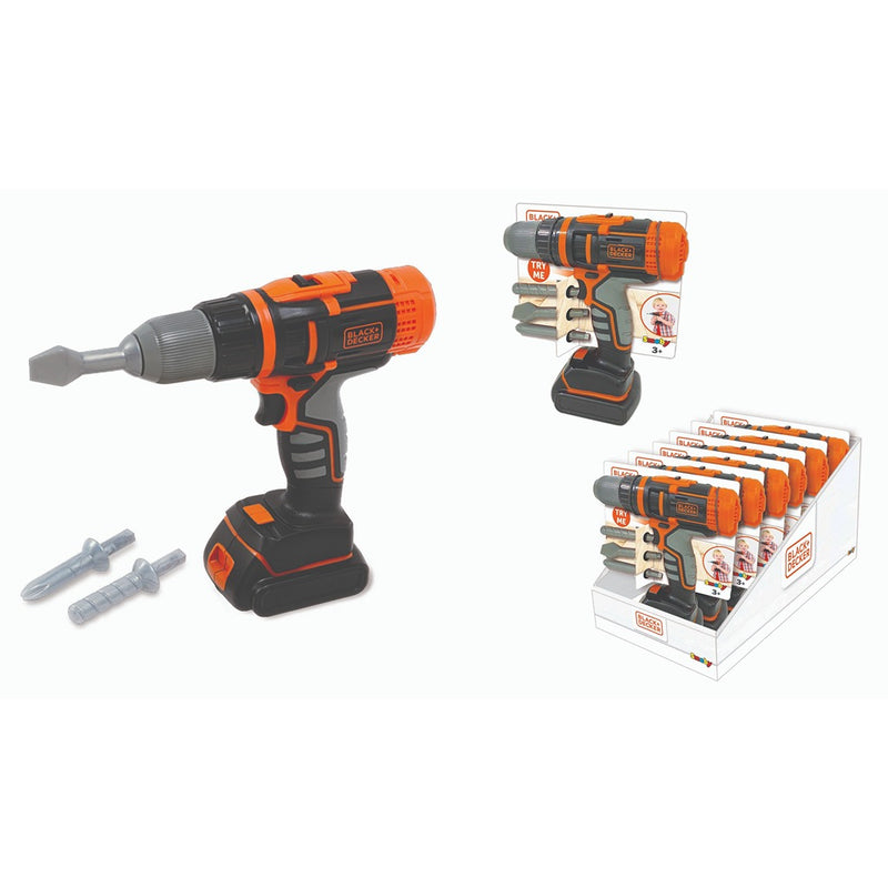 Smoby |  Black & Decker Drill with Light and Bits