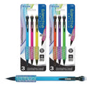 BAZIC Electra 0.7 mm Fashion Colour Mechanical Pencil with Gel Grip (3/Pack)