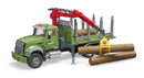MACK Granite Timber Truck w/Loading Crane