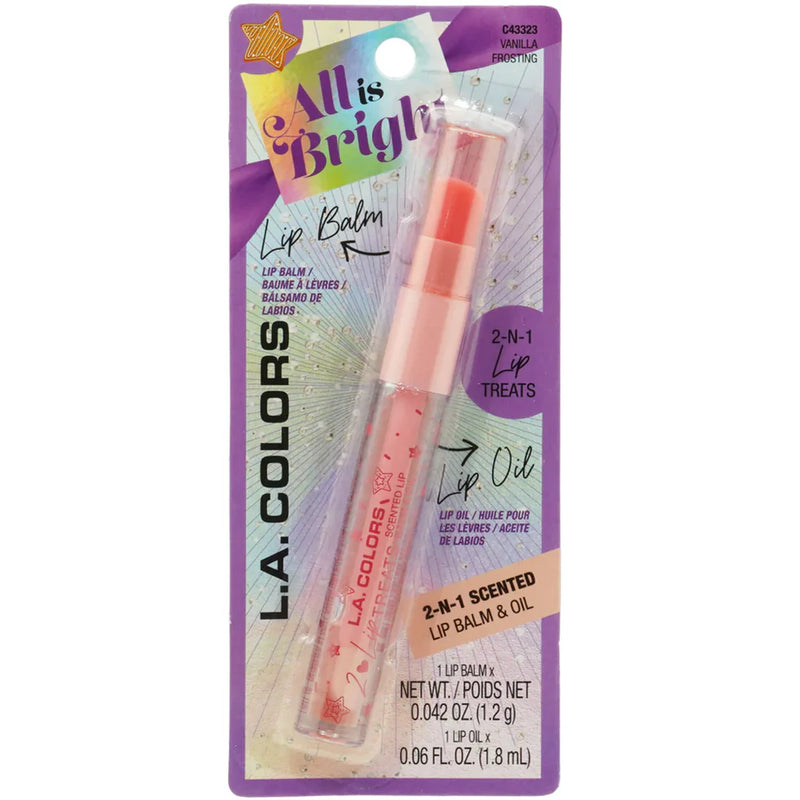 L.A Colors 2 in 1 Lip Treats Lip Oil & Lip Balm