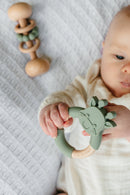 Classical Child | Wooden Beech Rattle - Asstd Colours