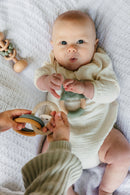 Classical Child | Wooden Beech Rattle - Asstd Colours