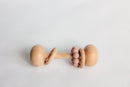 Classical Child | Wooden Beech Rattle - Asstd Colours