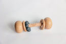 Classical Child | Wooden Beech Rattle - Asstd Colours