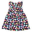 Korango | Flower Print Frill Dress Navy RRP $56.99