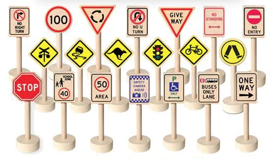 Fun Factory | Wooden Traffic Signs