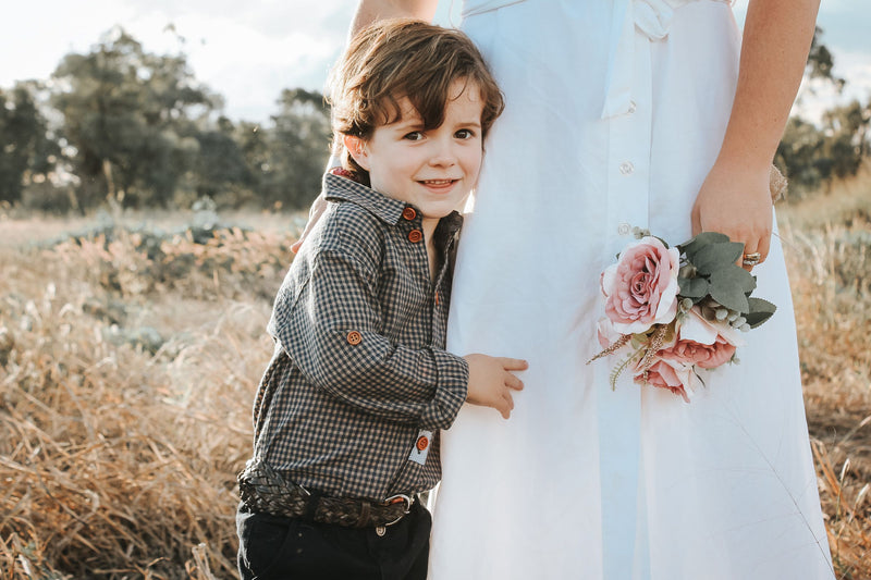 Love Henry | Boys Dress Shirt - Gingham