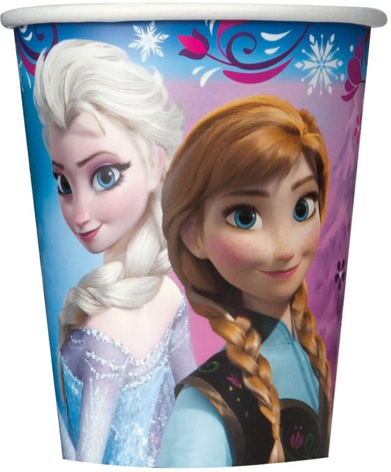 8 Disney Frozen 9oz Paper Cups