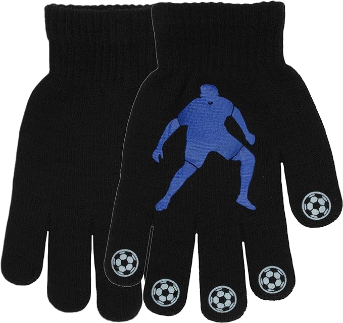 Thermal Gripper Magic Gloves Football Designs