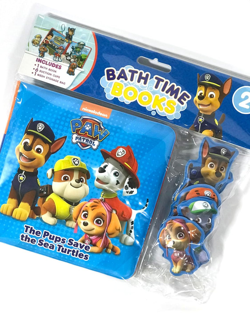 PAW Patrol Bath Time Books (EVA Bag) with Suction Cups