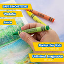 BAZIC 8 Colour Washable Premium Jumbo Crayons