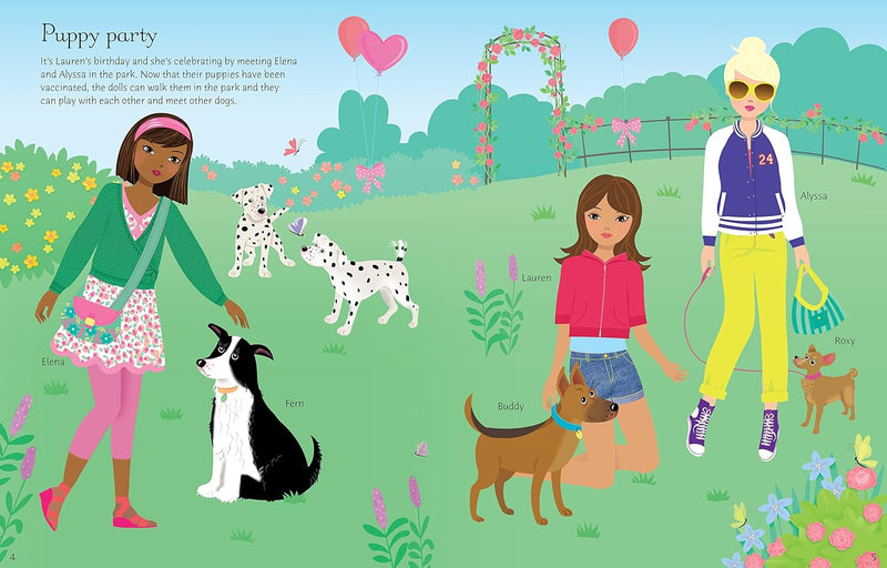 Little Sticker Dolly Dressing Dogs & Puppies