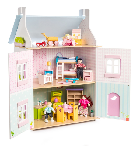 Le Toy van | Blue Bird Cottage Dollshouse & Furniture
