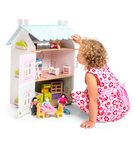 Le Toy van | Blue Bird Cottage Dollshouse & Furniture