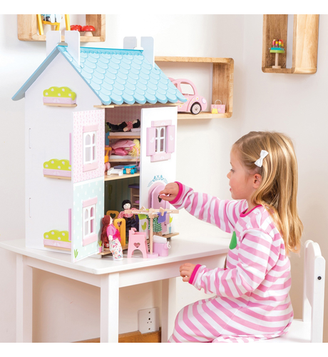 Le Toy van | Blue Bird Cottage Dollshouse & Furniture