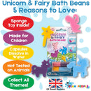 Unicorn and Fairy Bath Beans - The Bean People
