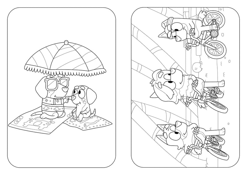 Bluey | At the Beach: A Colouring Book