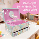 Rainbow Unicorn Musical Jewellry Box Follow Your Dreams