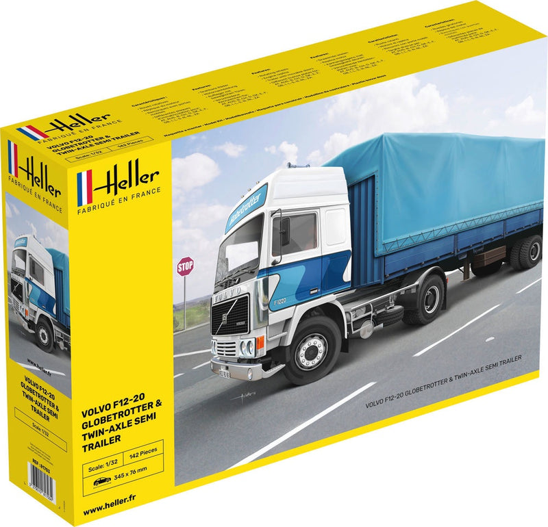 Heller: F12-20 Globetrotter & Twin-Axle Semi Trailer RRP $129.99