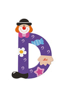 Wooden  Colourful Clown Letters A-Z Asst