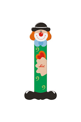 Wooden  Colourful Clown Letters A-Z Asst