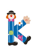 Wooden  Colourful Clown Letters A-Z Asst