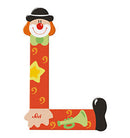 Wooden  Colourful Clown Letters A-Z Asst