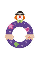 Wooden  Colourful Clown Letters A-Z Asst