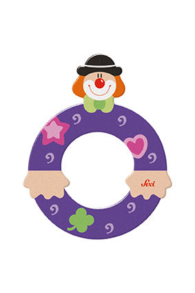 Wooden  Colourful Clown Letters A-Z Asst