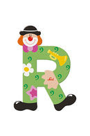 Wooden  Colourful Clown Letters A-Z Asst