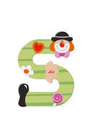 Wooden  Colourful Clown Letters A-Z Asst